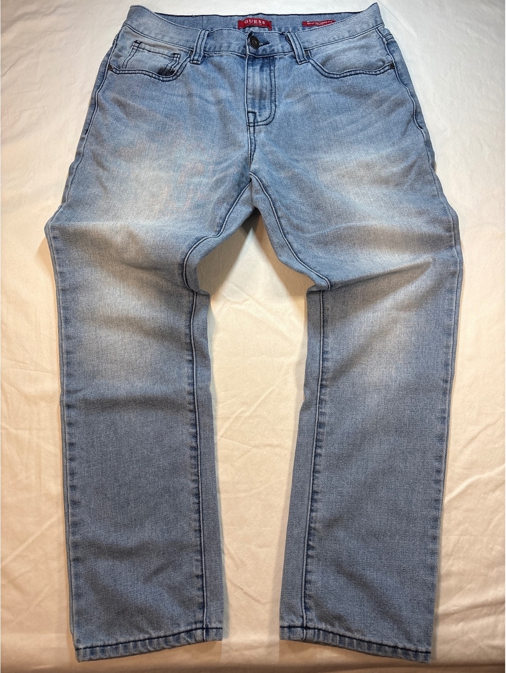 Guess Los Angeles Men’s or Boyfriend Jeans Size 33/30 Washed Denim
